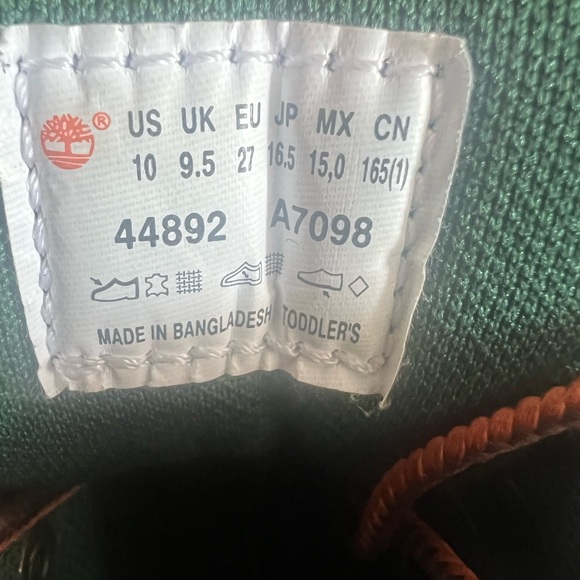 Unisex Toddler Timberland Beef & Broccoli - Picture 3 of 3